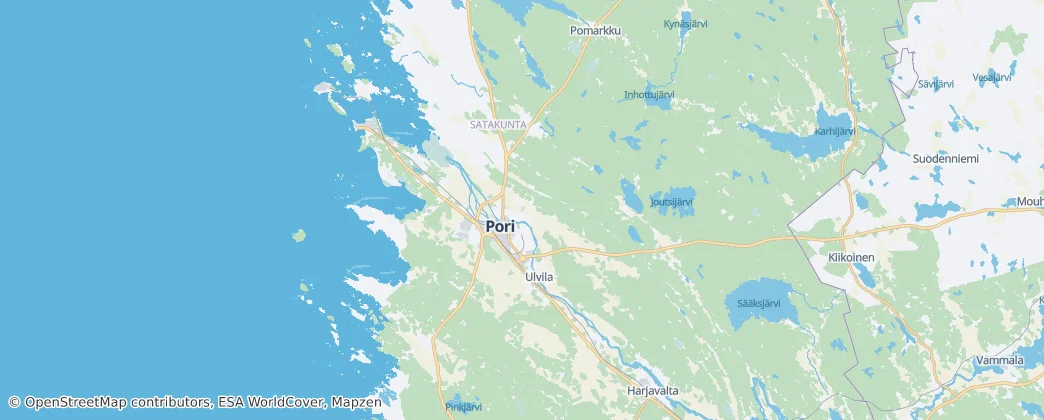 Pori — Mapa