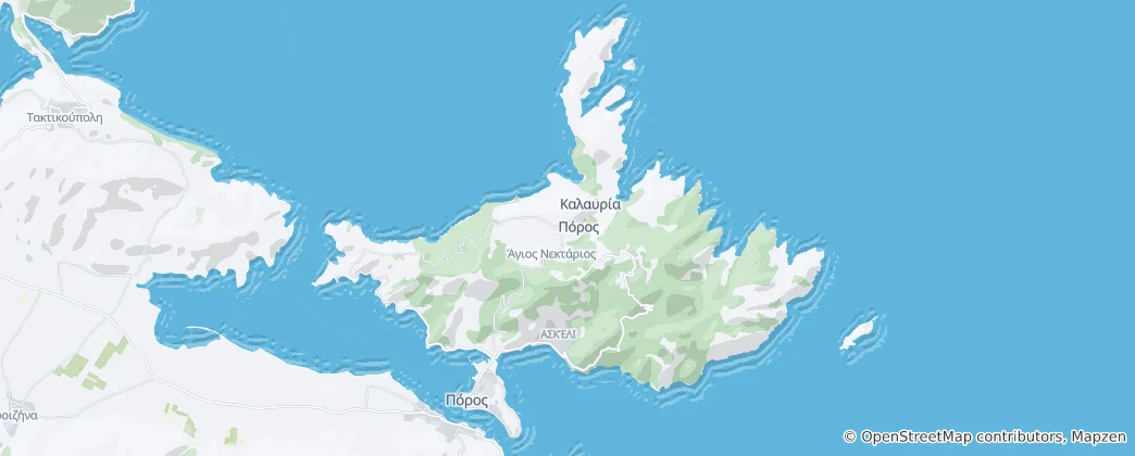 Map of Poros