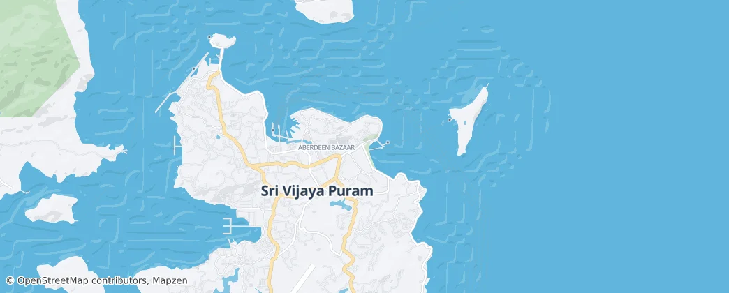 Port Blair — Térkép