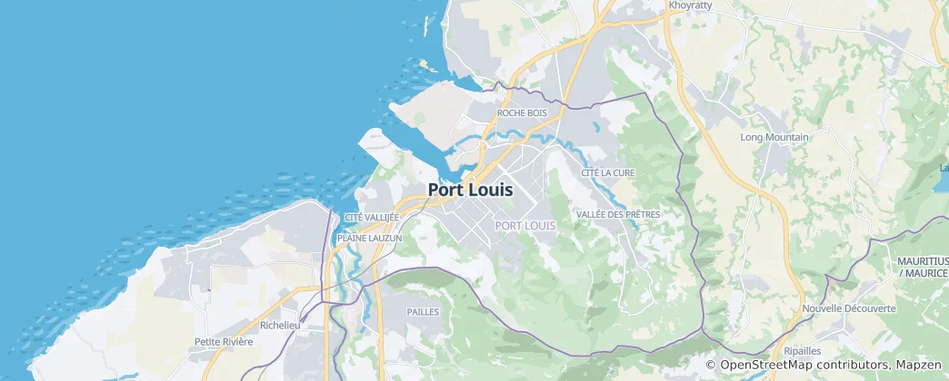 Map of Port Louis