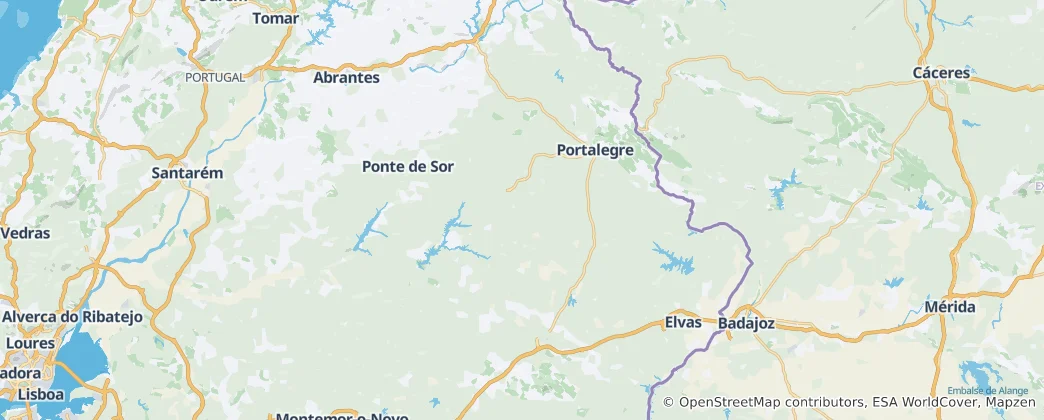 Mapa Distrikt Portalegre