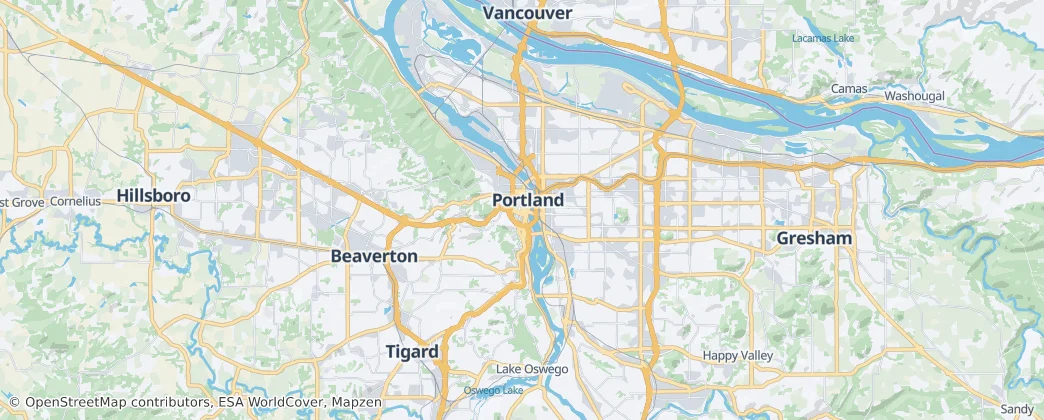 Portland — Mapa