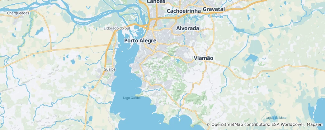 Carte de Porto Alegre