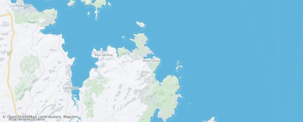 Map of Porto Cervo