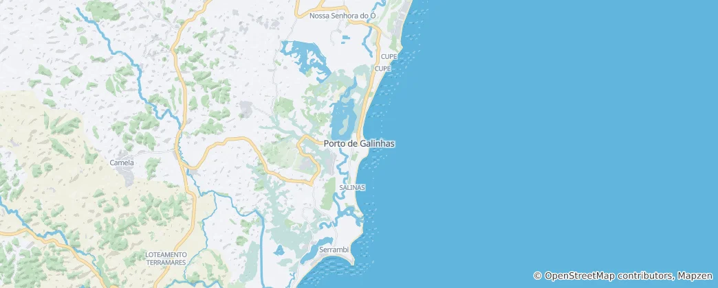 Mappa di Porto de Galinhas