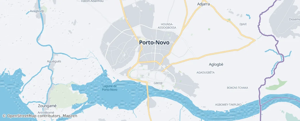 Porto-Novo — Map