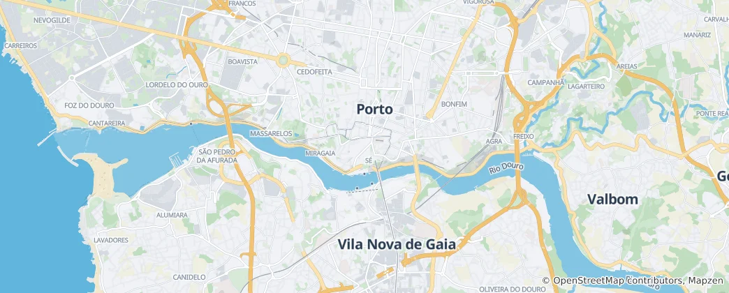 Map of Porto