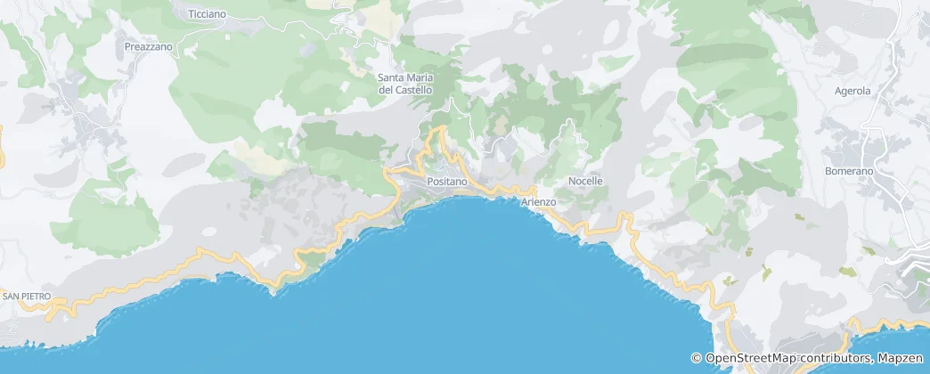 Map of Positano