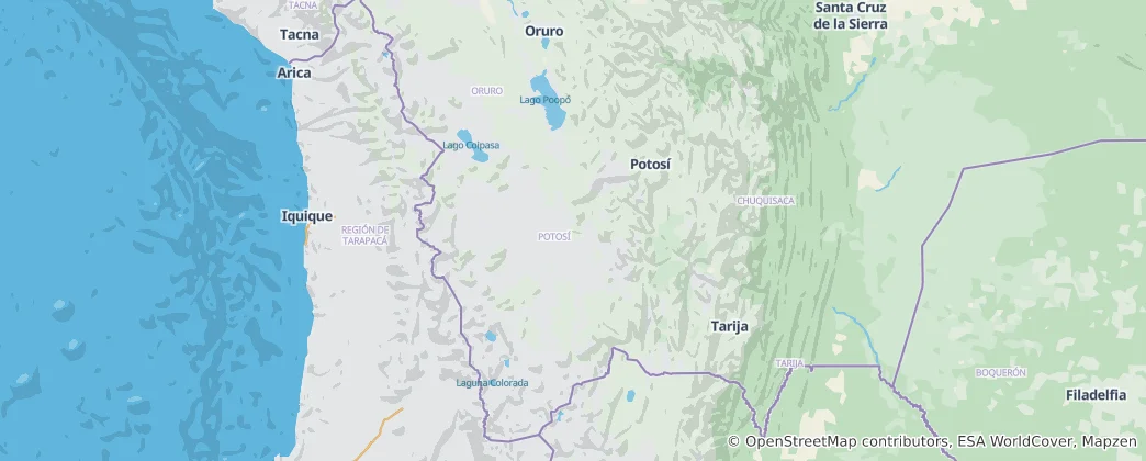Mapa Potosí