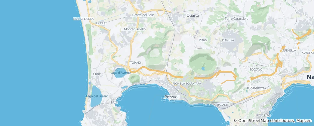 Map of Pozzuoli
