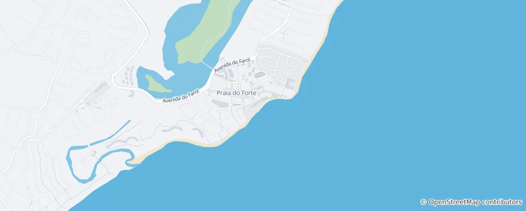 Map of Praia do Forte