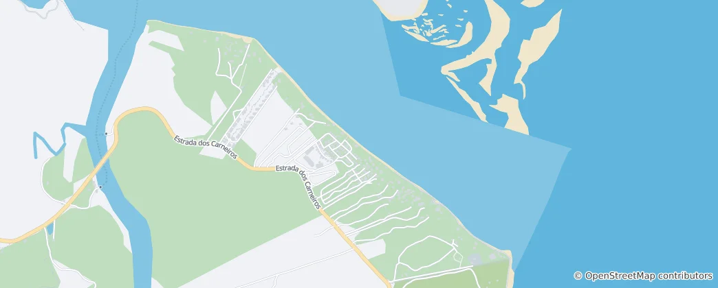 Mapa Praia dos Carneiros