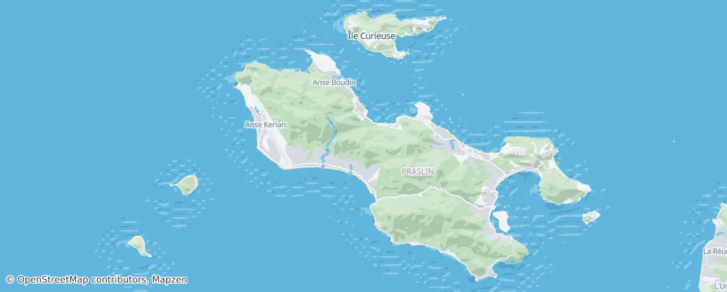 Praslin – Mapa