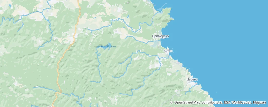 Karte von Primorsko