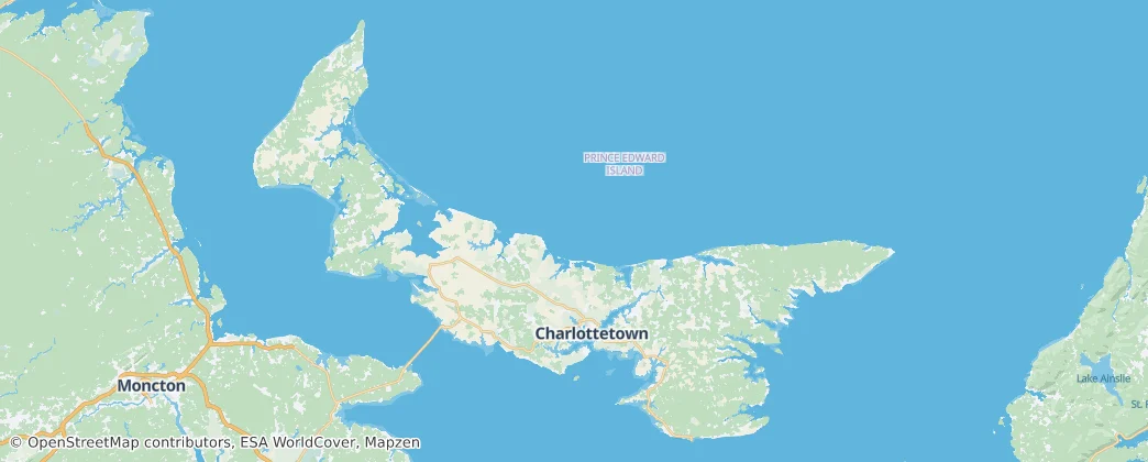 Prince Edward Island — Map