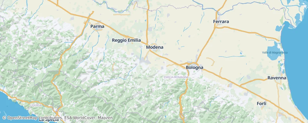 Province of Modena — Map