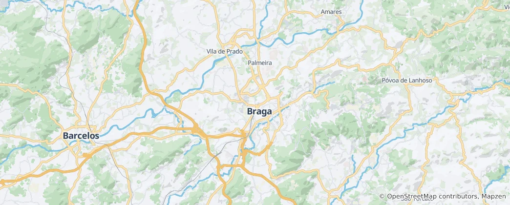 Braga 지도