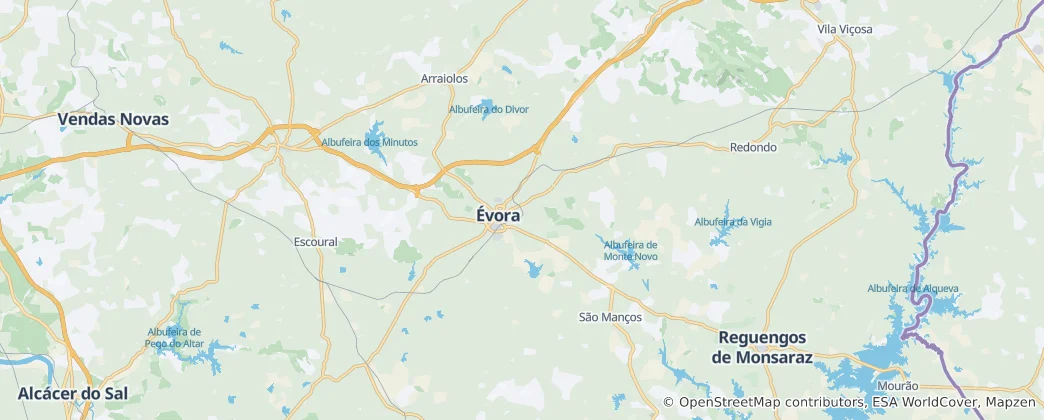 Evora Haritası