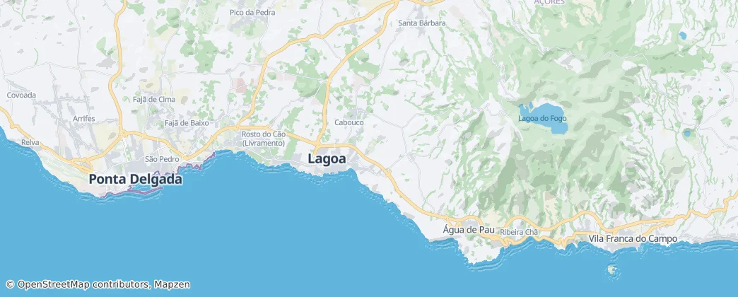 Lagoa — mapa