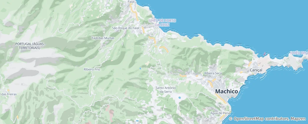 Mapa Machico