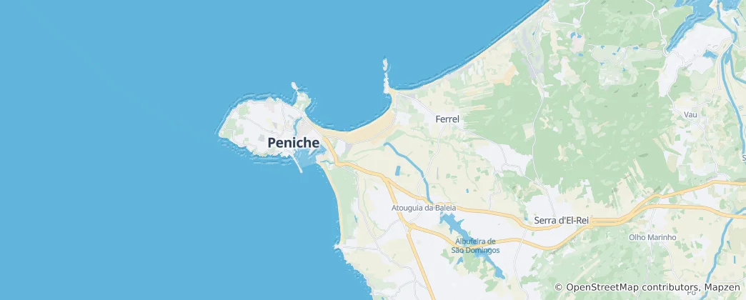 Карта Peniche