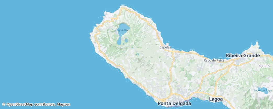 Mapa de Ponta Delgada