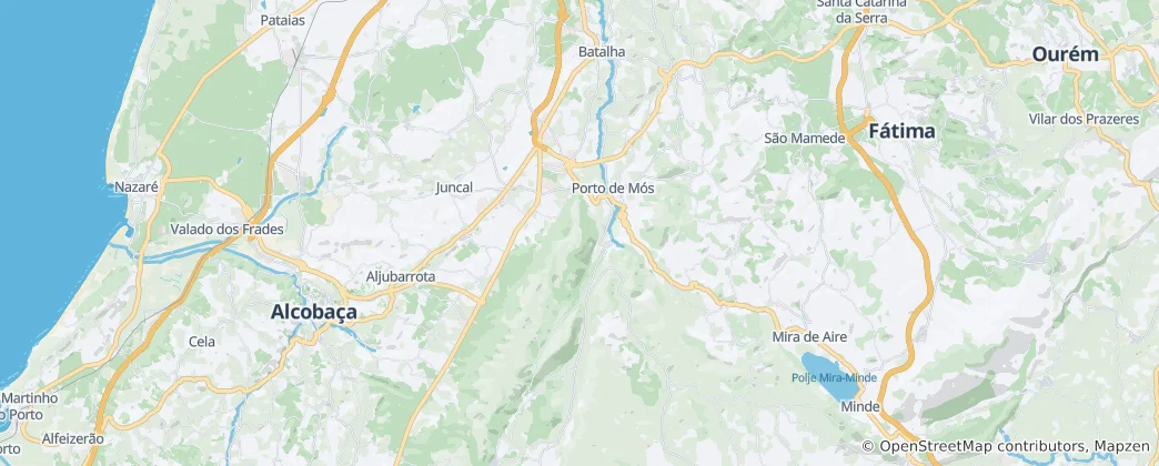 Mapa Porto de Mos