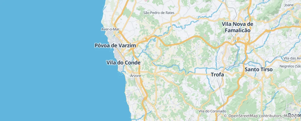 Vila do Conde 지도