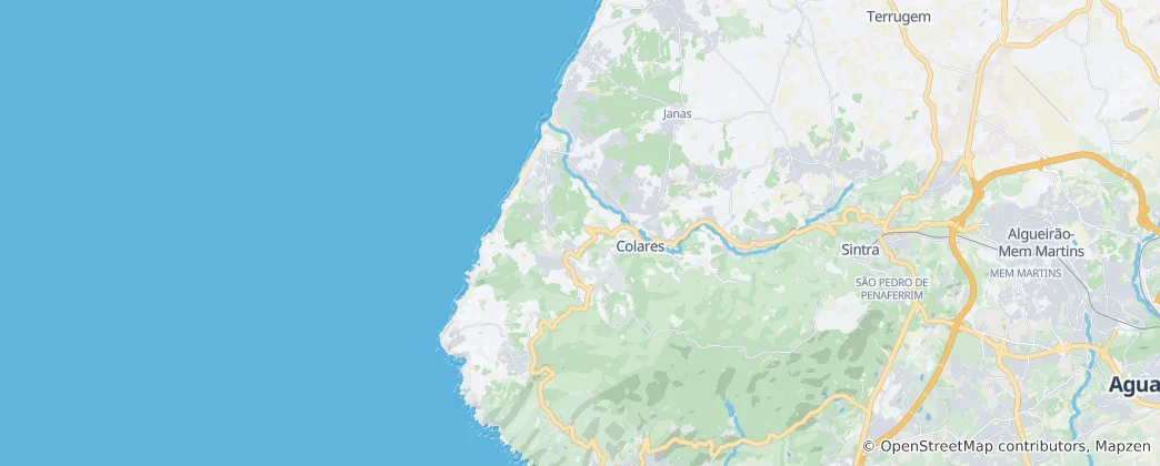 Mapa Colares