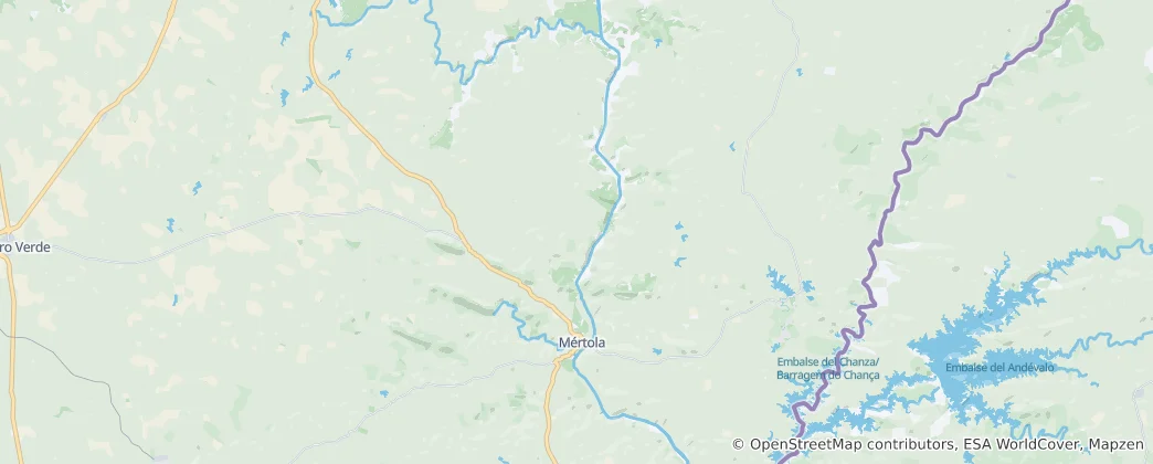 Mapa Mértola