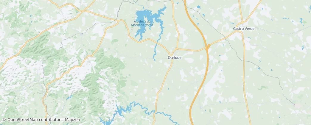 Ourique – Mapa