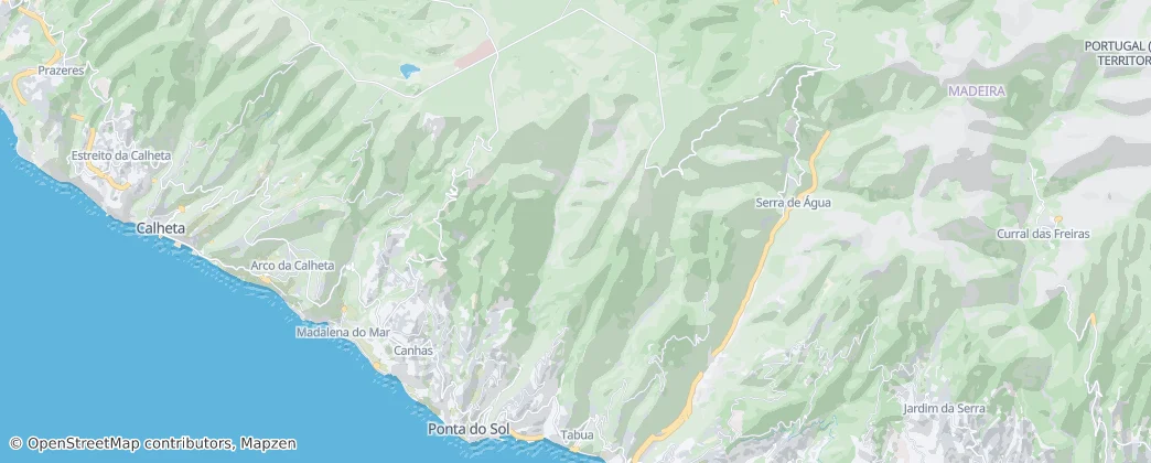 Ponta Do Sol — Карта