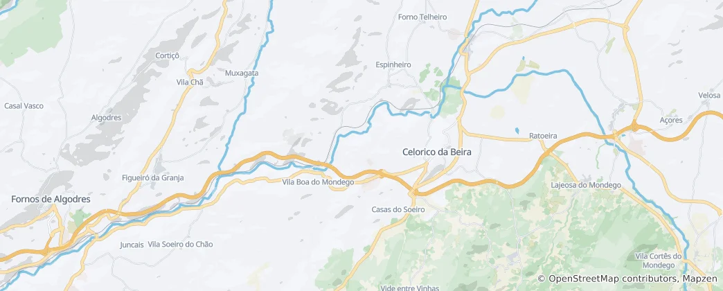 União Das Freguesias De Celorico (Svo Pedro E Sa Haritası