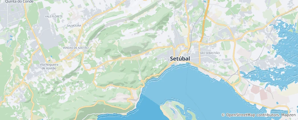 Karte von União Das Freguesias De Setzbal (Spo Juliho, N