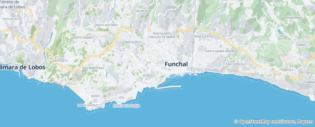 Map of Funchal