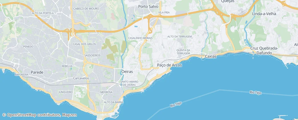 Oeiras — Mappa
