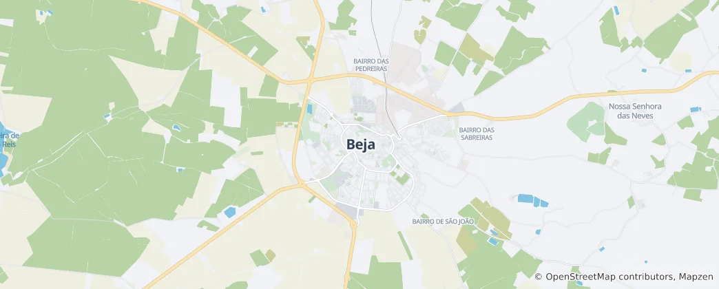 Karte von Beja