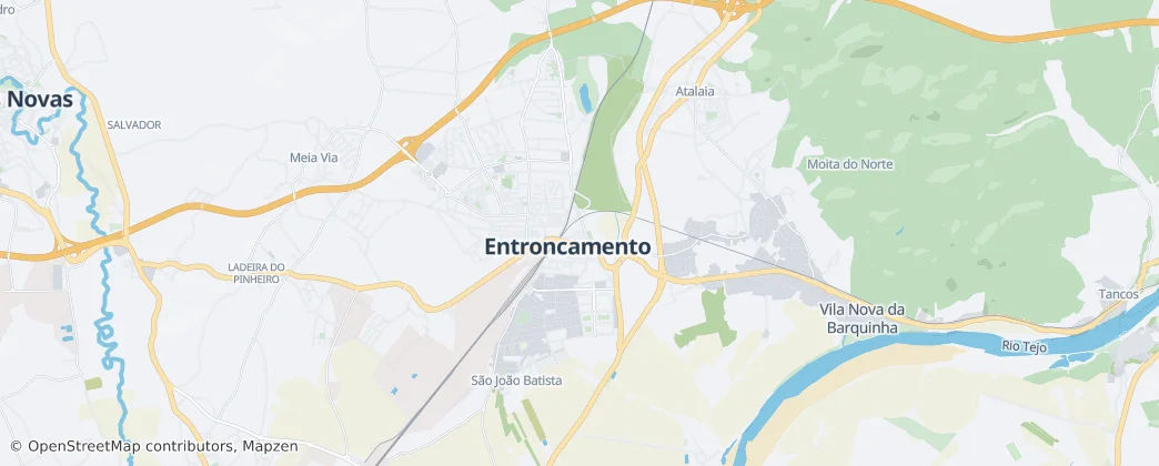 Entroncamento — mapa