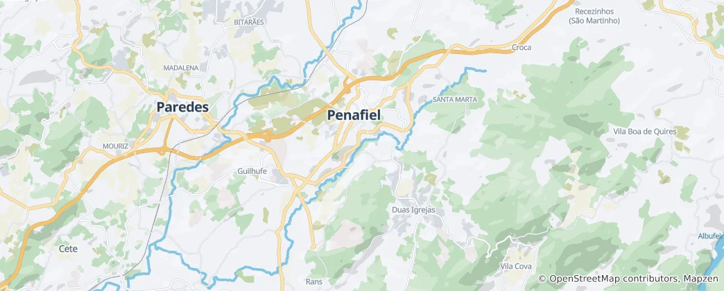 Mapa De Penafiel