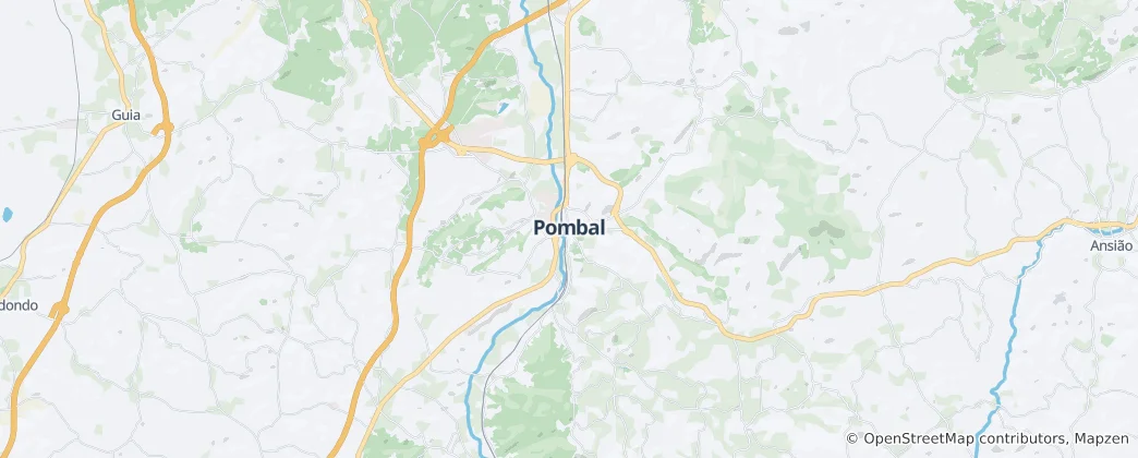 Mapa Pombal