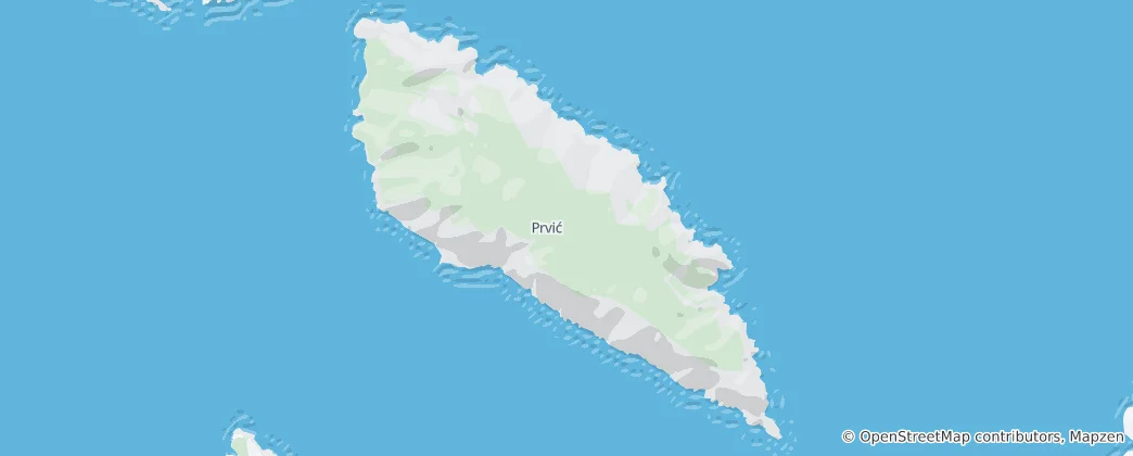 Karte von Prvić