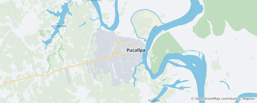 Mapa Pucallpa