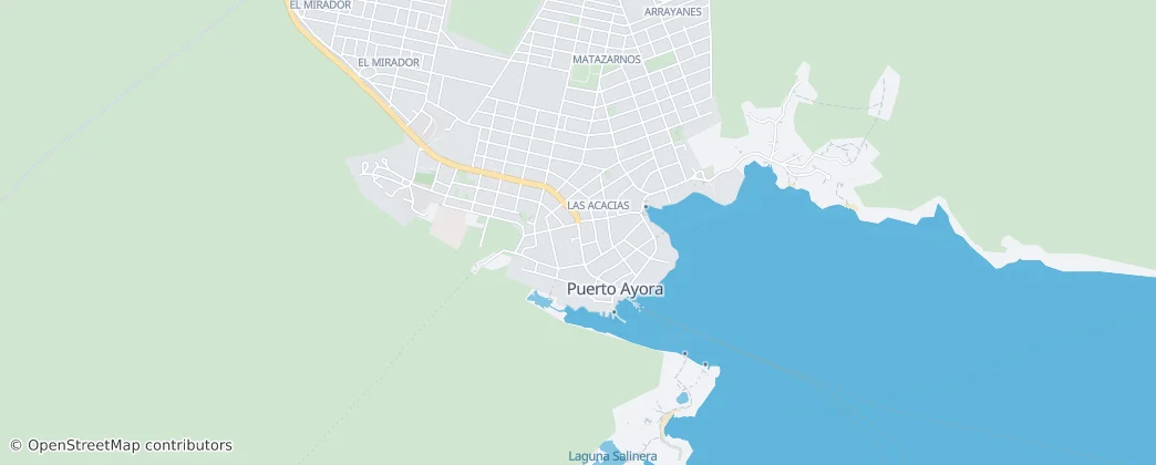 Puerto Ayora — Karte