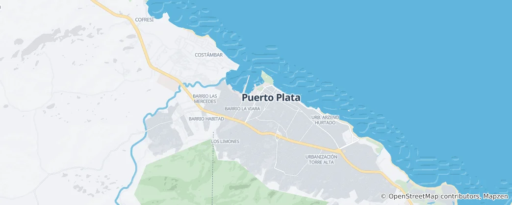 Map of Puerto Plata