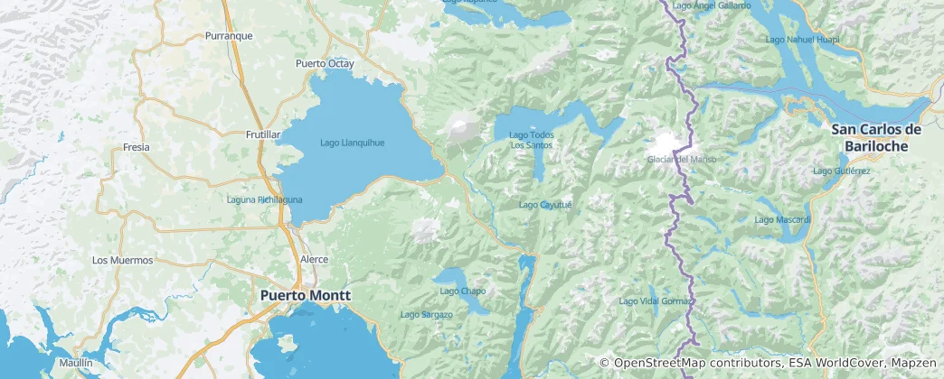 Map of Puerto Varas