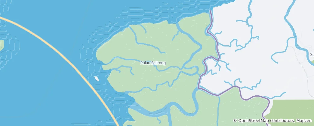 Mappa di Pulau Selirong