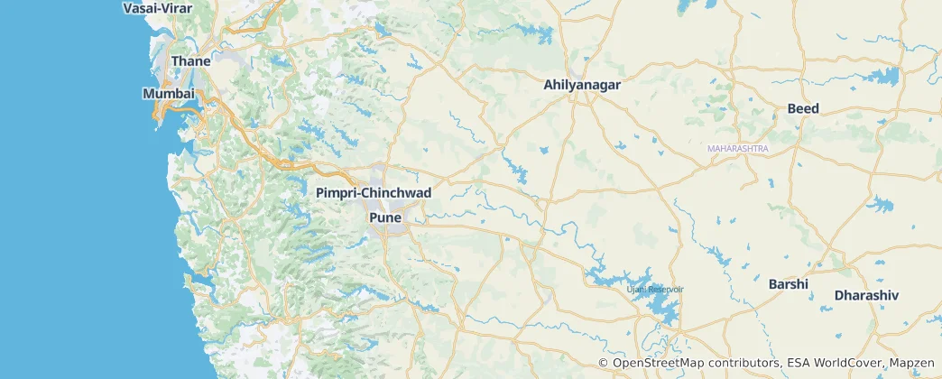 Map of Pune district