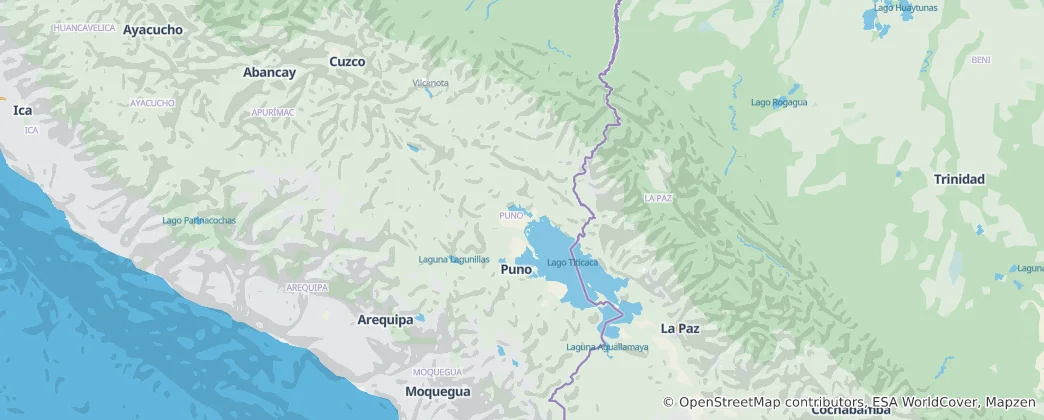 Mappa di Puno