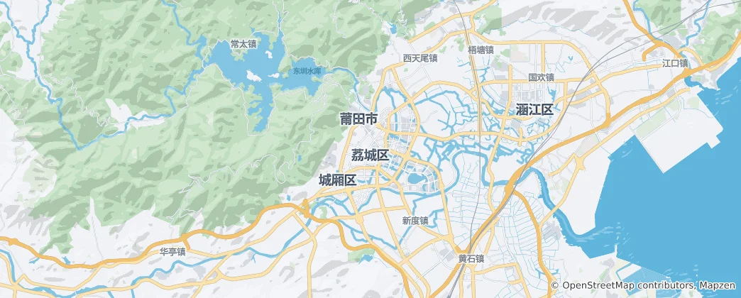 Mapa Putian