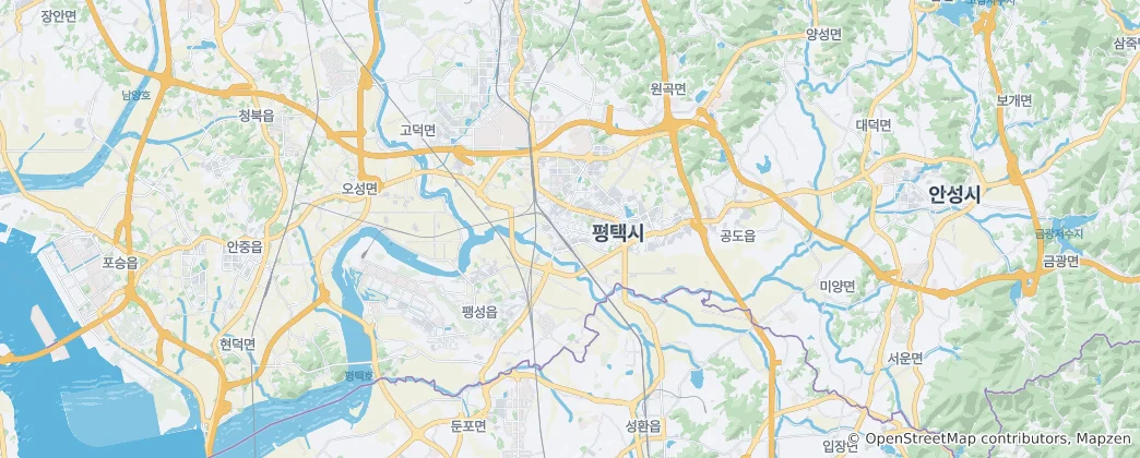 Mappa di Pyeongtaek